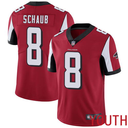 Atlanta Falcons Limited Red Youth Matt Schaub Home Jersey NFL Football #8 Vapor Untouchable->youth nfl jersey->Youth Jersey